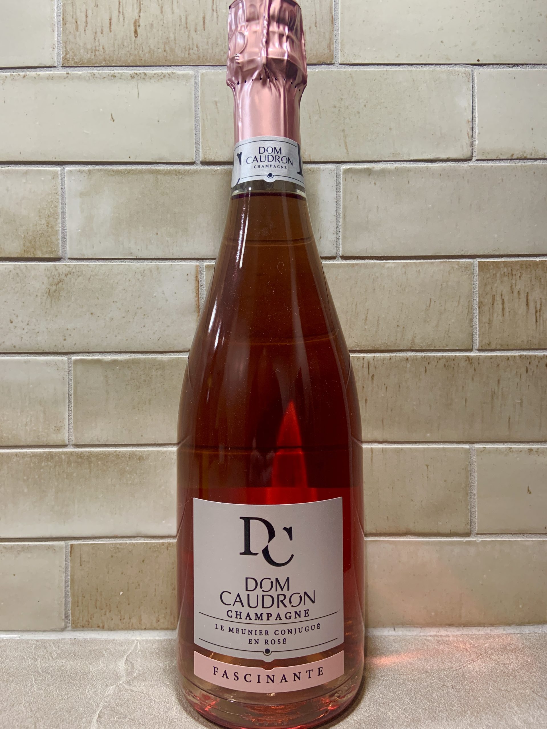 Dom Caudron, Fascinante Le Meunier Conjugué en Rosé, Champagne