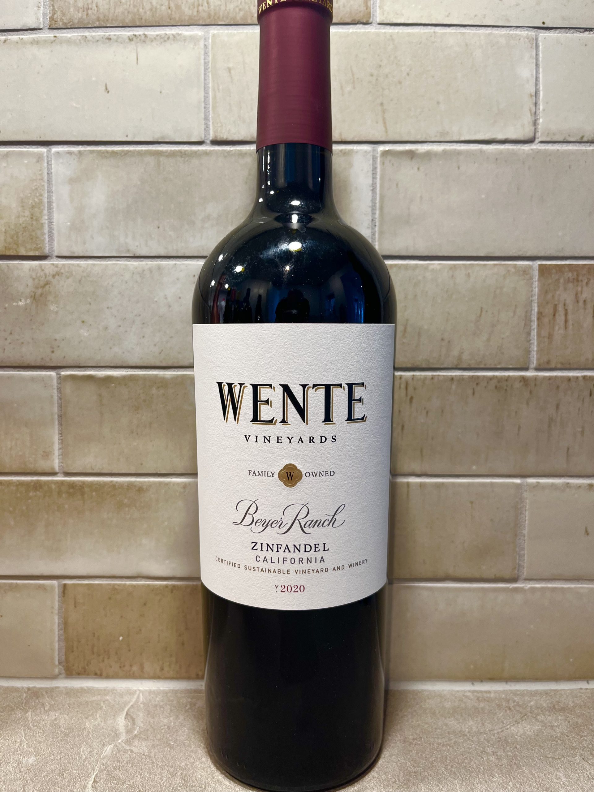 Beyer Ranch Zinfandel, Wente Vineyards, 2020, California