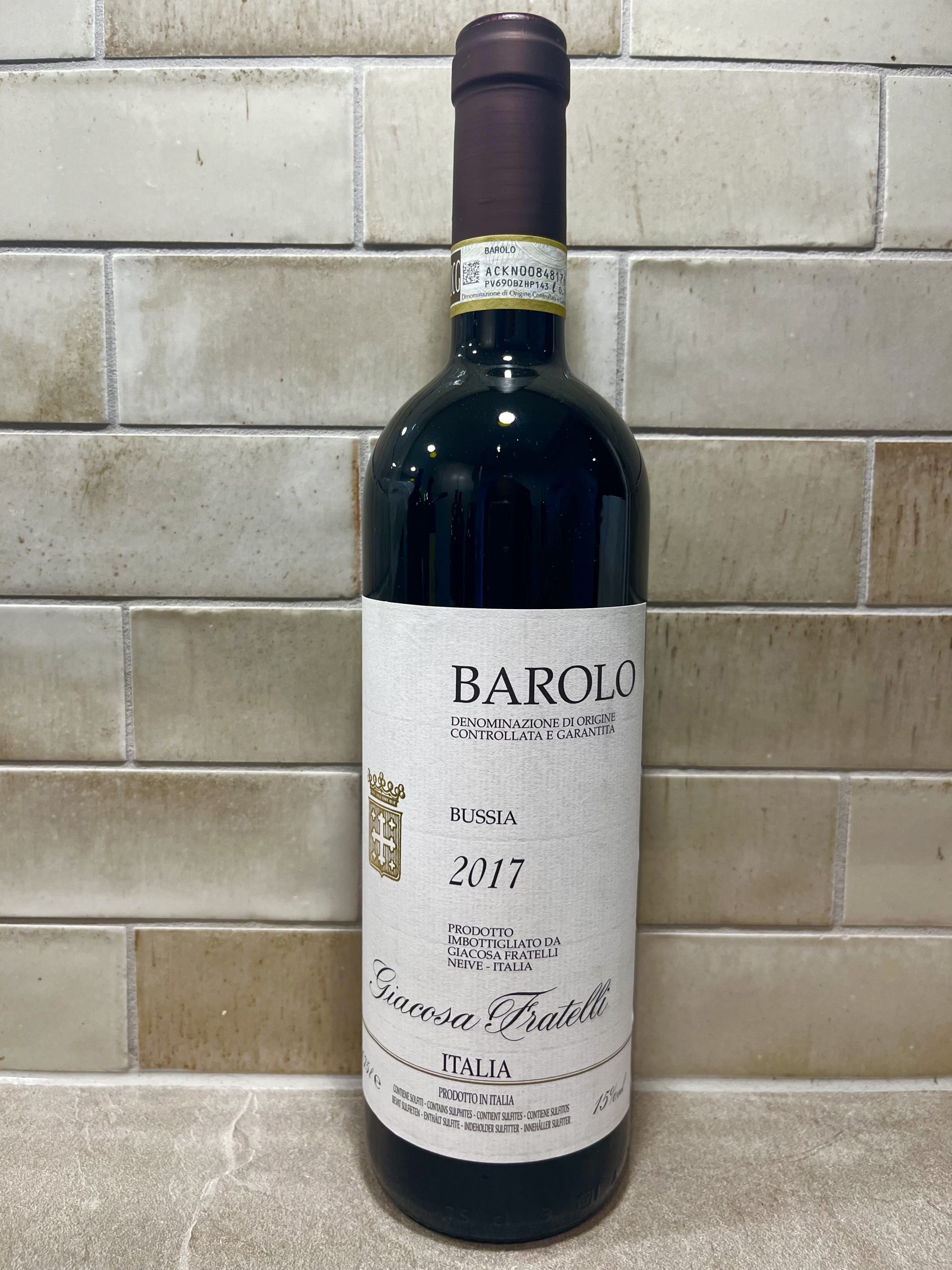 Giacosa Fratelli, 2017, Barolo Russia, Piemonte, italien