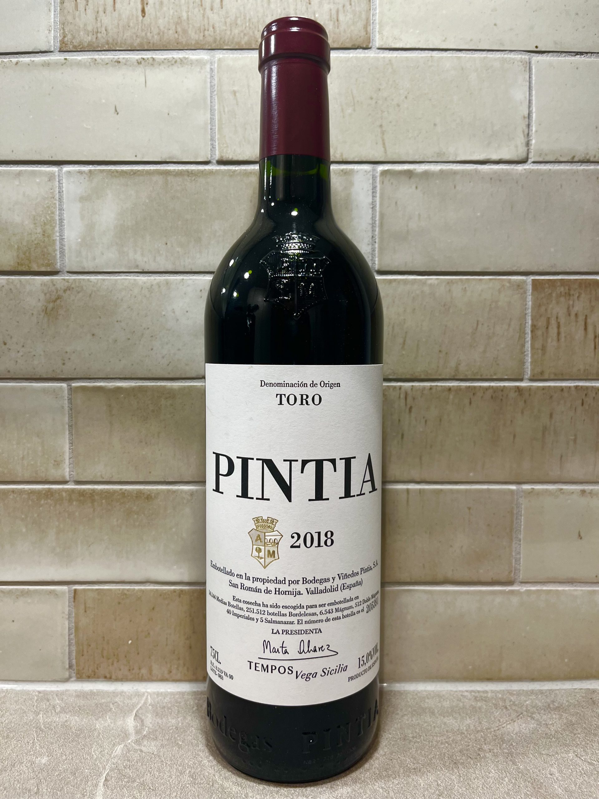 Pintia, 2019, Vega Sicilia, Toro, Spanien
